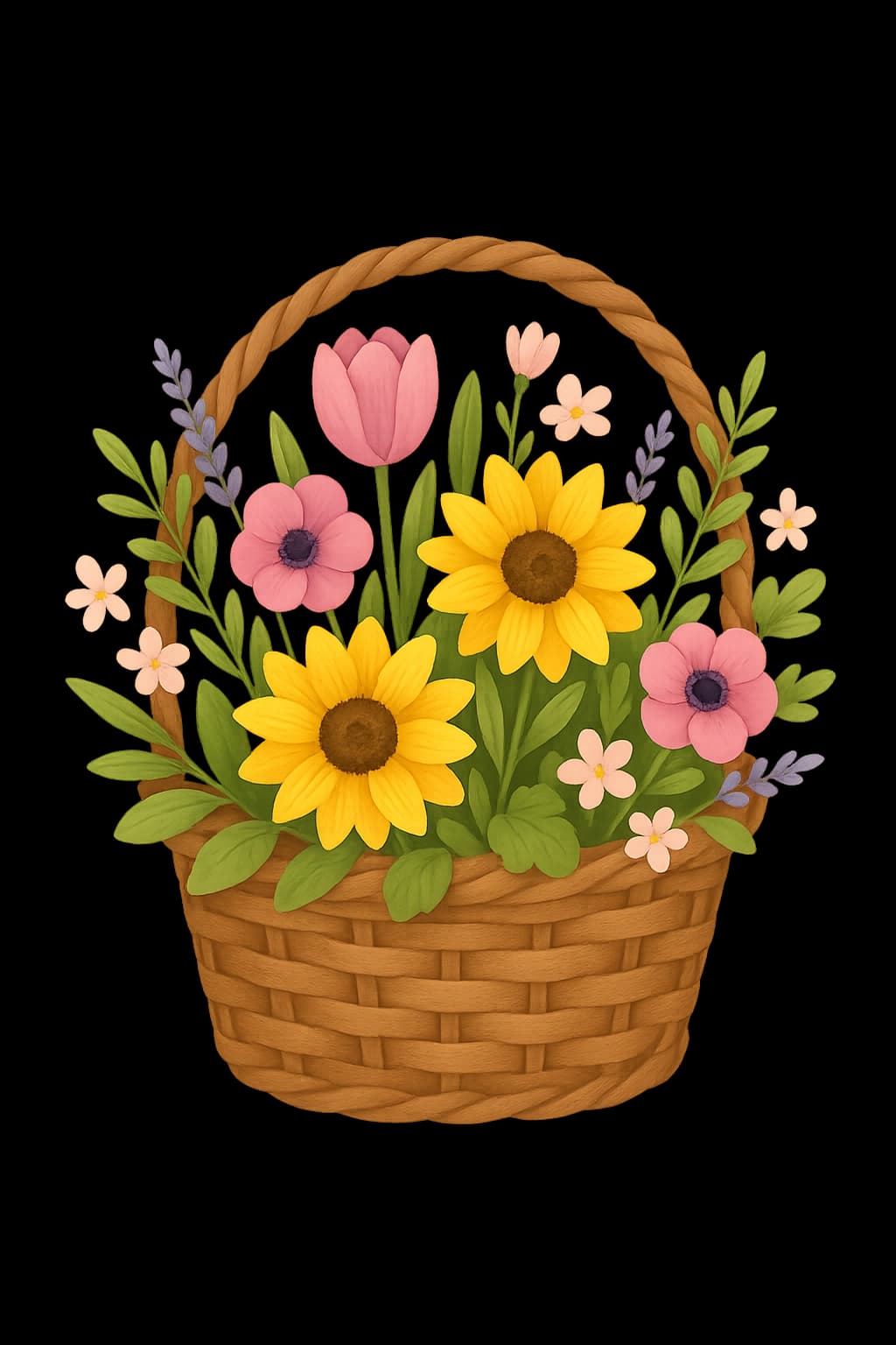 Цветни кошници